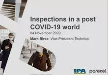 Session 2 : Inspections in a post Covid-19 World Considerations- Mr Mark Birse