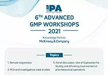 6th Advanced GMP Workshop 2021 Flyer