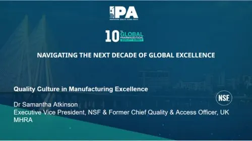 Session 2: Building Quality Culture for Global Manufacturing Excellence