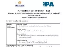 Global Innovation Summit 2021- Agenda