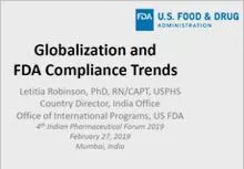 Session 1: Opening Remarks- Dr Letitia Robinson, USFDA