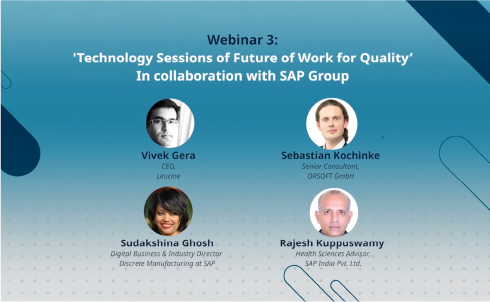 IPA Manufacturing and Quality Workshops: Technology Sessions of Future of Work for Manufacturing