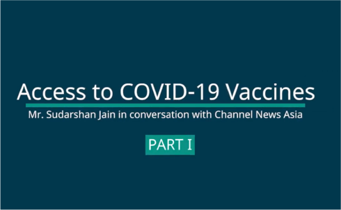 Mr. Sudarshan Jain talks to Channel News Asia - Watch part 1 of 3