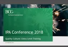 Session 8: Creating Platform for Entry Level Training for Quality Culture: Challenges and Outcomes- Mr Rahul Guha, Boston Consulting Group, India