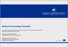 Session : Robust Technology Transfer- Roberto Concchia, EMA