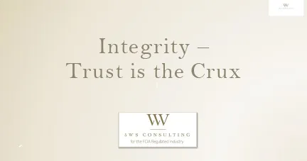 Session 5 - Integrity - Trust is the Crux (Jose Hernandez)