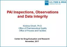 Session 3: Data Quality in Application Submissions- Krishna Ghosh, USFDA