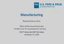 Session 5 : Technological Innovations in Manufacturing- Dr Thomas O'Connor