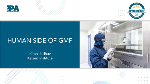 Human side of gmp Kiran Jadhav