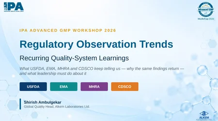 Regulatory Observation Trends: Recurring Quality-System Learnings